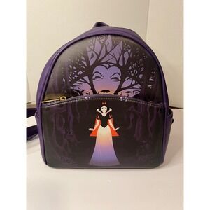 Disney Snow White Evil Queen Danielle Nicole Mini Backpack Purple